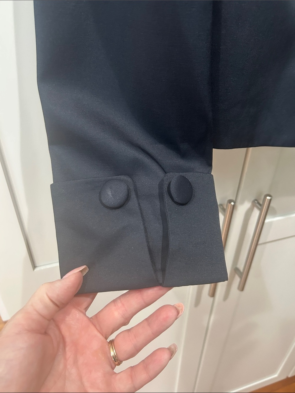 Commense Blue Button Front Jacket - Picture 3 of 7